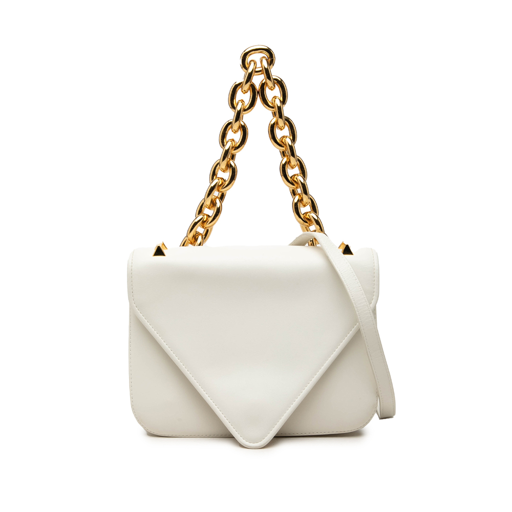 Pre-Loved Bottega Veneta Small Leather Mount Envelope Chain Bag